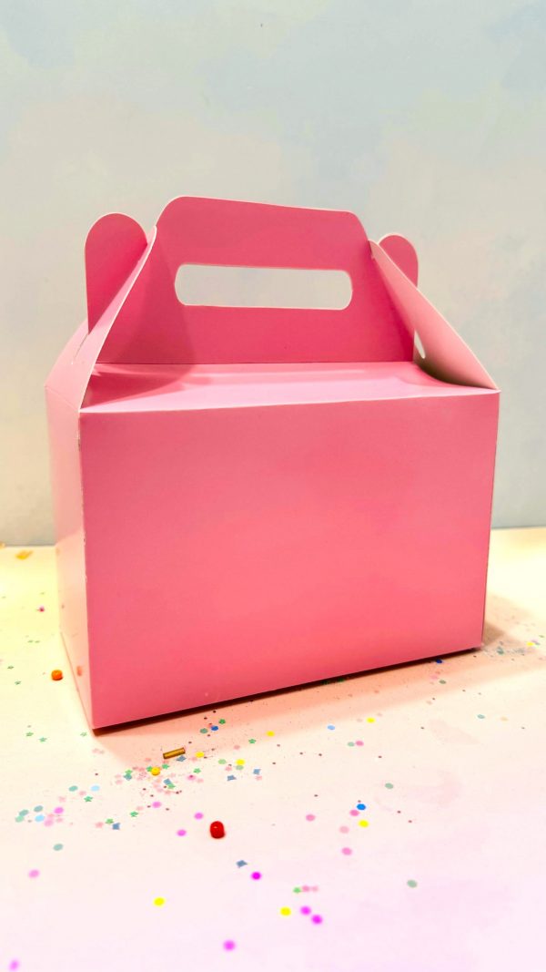 Empaque Lunchbox Grande Asa Recta Cartulina Compra minima 10 piezas