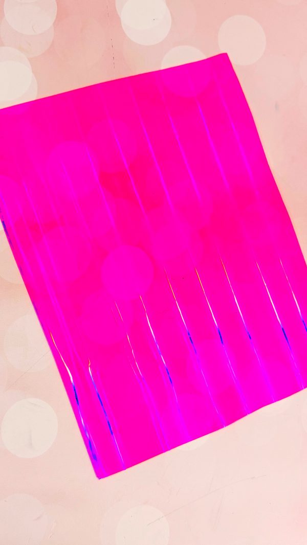 Mica Pink Sparkle (Transparente) Paquete 5 Piezas
