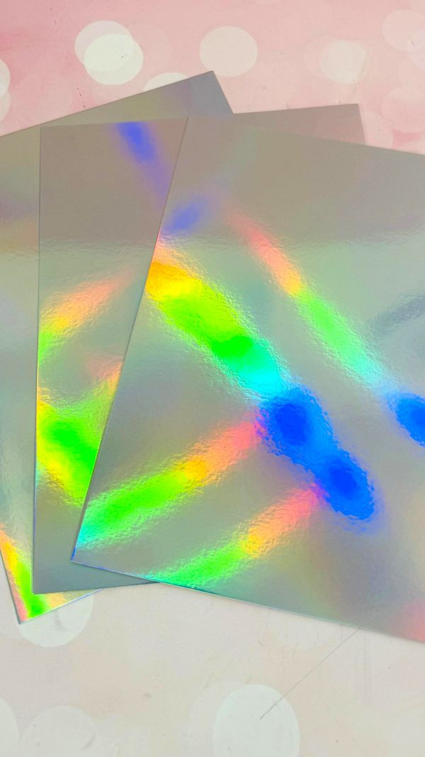 Cartulina Metalica Holográfica de 230 gr. Tamaño Carta - Image 2